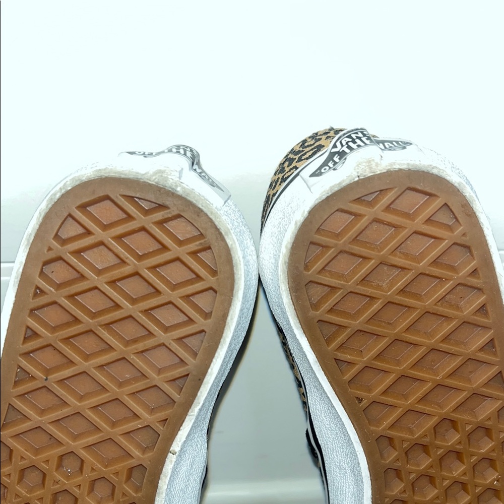 Vans Kids Leopard Print Slip-On Sneakers Little Girls 10.5 -  Animal Print Retro - Picture 9 of 9